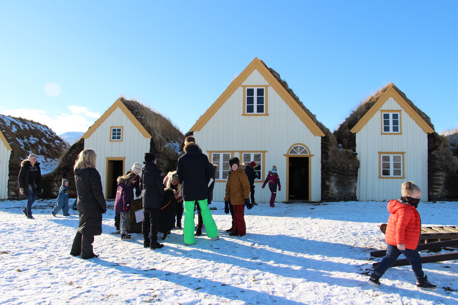 Frá vetrarfrísviðburði í Glaumbæ mars 2019