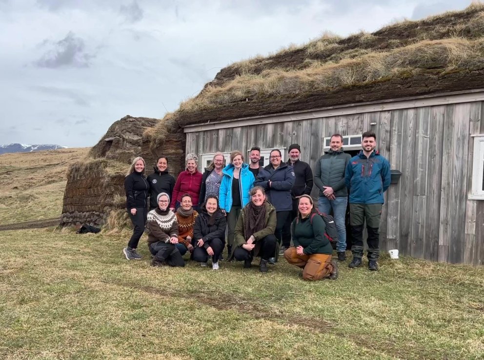 Góð heimsókn frá samstarfsaðilum / A wonderful visit from our project partners