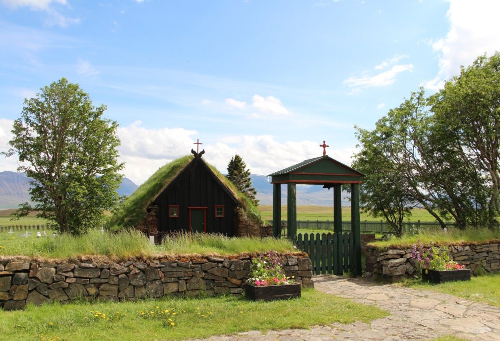 Víðimýrarkirkja opin / Víðimýri Church open