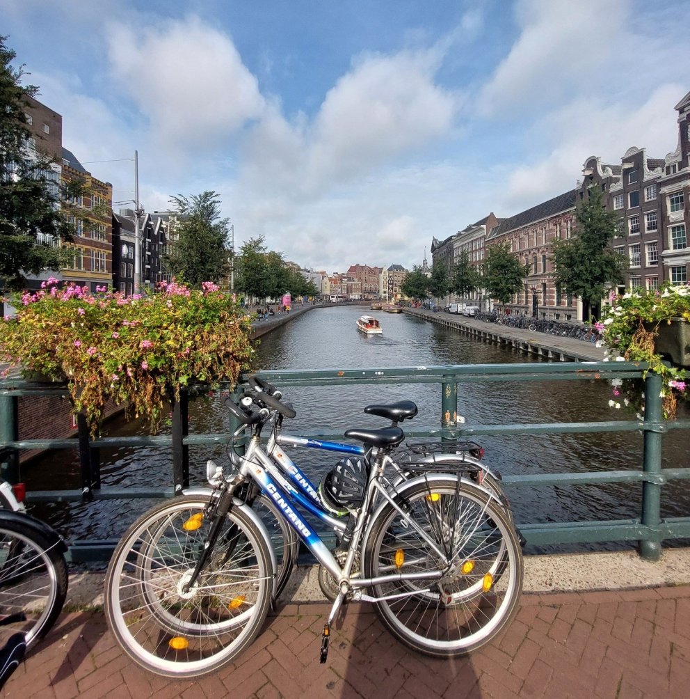 Svipmynd frá Amsterdam.