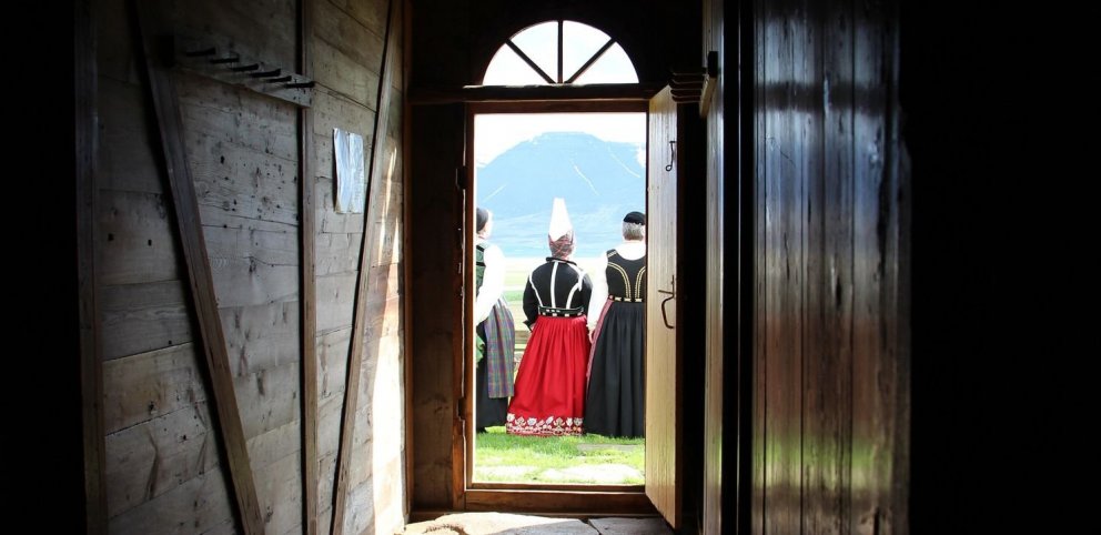 Sýningaropnun í Glaumbæ