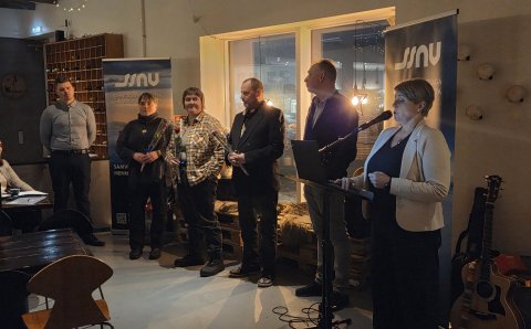 Frá úthlutunarhátíðinni. Mynd frá SSNV.