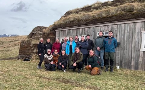 Góð heimsókn frá samstarfsaðilum / A wonderful visit from our project partners