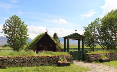 Víðimýrarkirkja opin / Víðimýri Church open