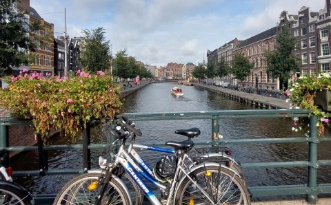 Svipmynd frá Amsterdam.