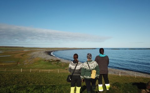 Teymi Hafnarannsóknarinnar árið 2022: Lísabet Guðmunsdóttir, Bryndís Zoëga og Lilja Laufey Davíðsdót…