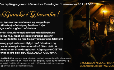 Hryllilega gaman í Glaumbæ!