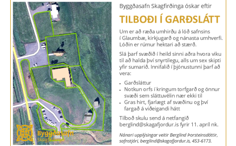 Óskum eftir tilboði í garðslátt