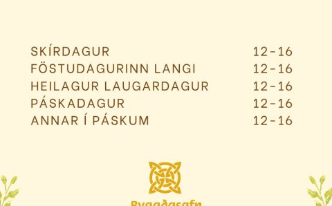 Velkomin í Glaumbæ um páskana!